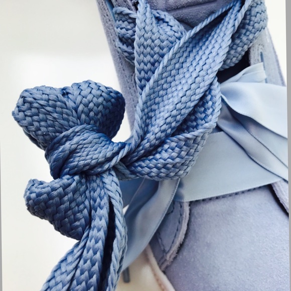 NWOB Puma Suede Heart in cornflower blue - Picture 5 of 8